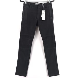 VINCE. New 100% LEATHER CALF Black Pants Cotton Lining‎ Style M43732465 Size 28